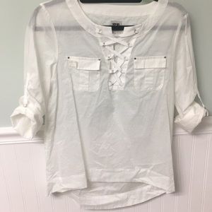 Anne Klein white blouse
